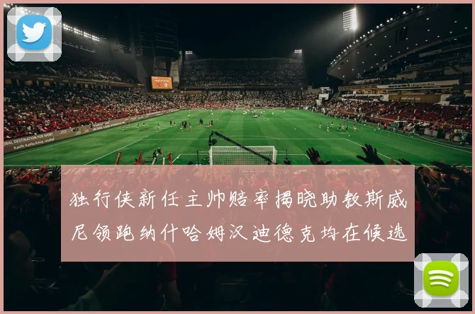 独行侠新任主帅赔率揭晓助教斯威尼领跑纳什哈姆汉迪德克均在候选之中